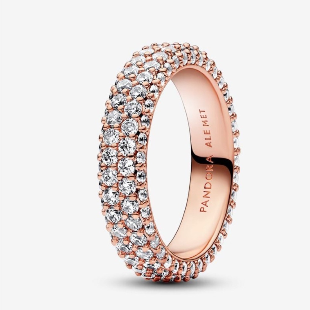 PANDORA Timeless Pavé Double-row Ring